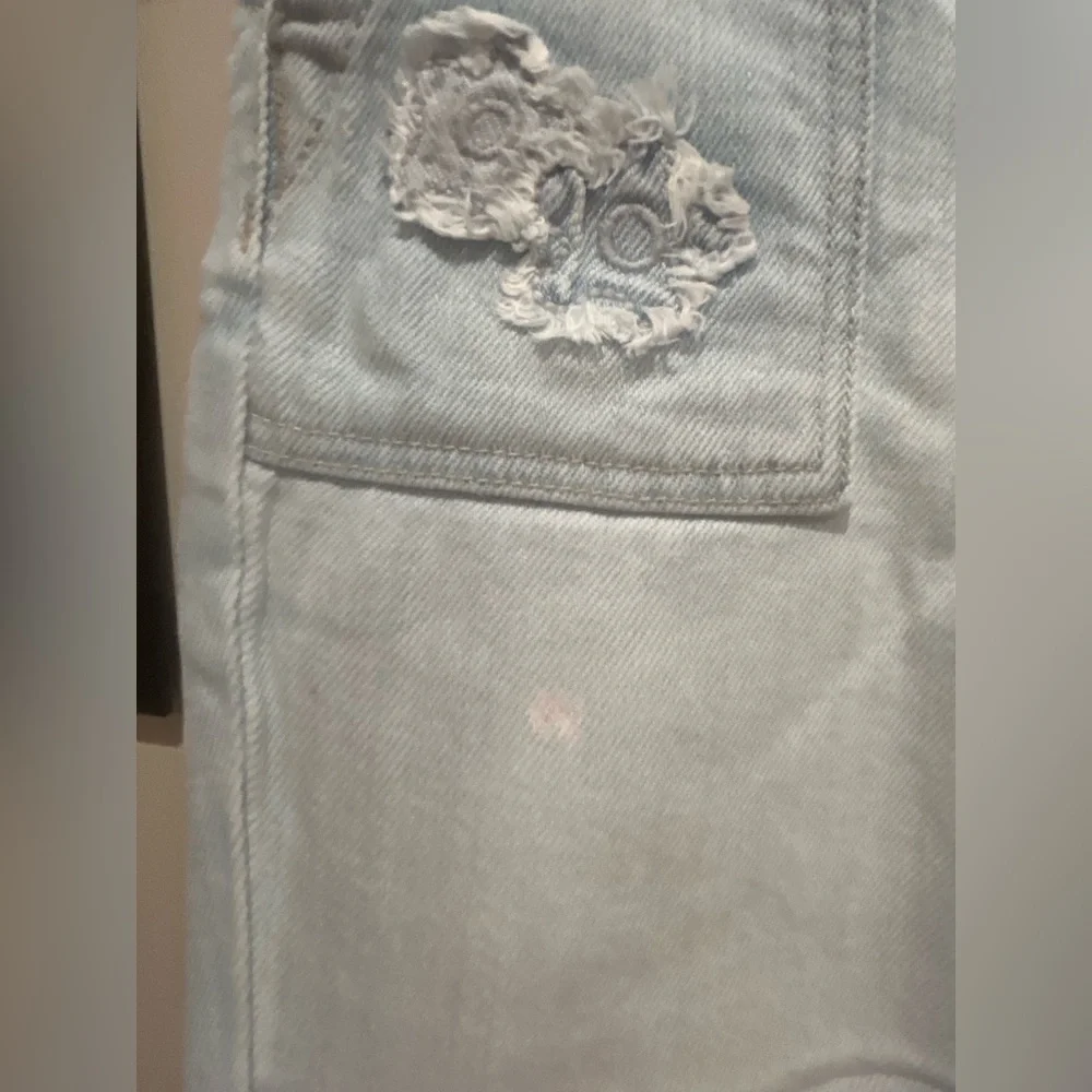 OshKosh B'gosh Light Blue Flare Jeans with Embroidery